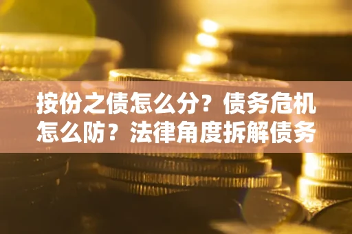 济南按份之债怎么分？债务危机怎么防？法律角度拆解债务分配与风险自保指南