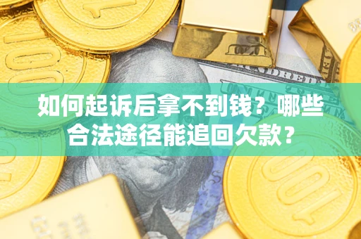 济南如何起诉后拿不到钱？哪些合法途径能追回欠款？