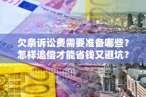 济南欠条诉讼费需要准备哪些？怎样追偿才能省钱又避坑？